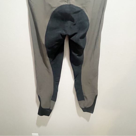 HORZE Women’s Brown Black Dressage Equestrian Breeches Pants Ultra Suede Sz XXS - Picture 4 of 8